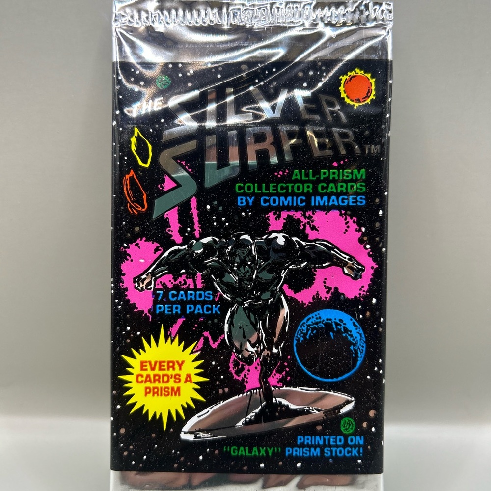 1992 Silver Surfer Prism Trading Cards by Comics Images (1) Pack. Marvel